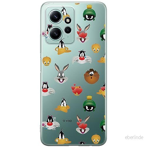 ERT GROUP mobiltelefonfodral för Xiaomi REDMI NOTE 12 4G originalt och officiellt licensierat Looney Tunes mönster 007 optimalt anpassad till formen på mobiltelefonen, gedeeltelijk transparant 5905511940331