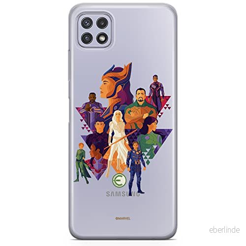 ERT GROUP mobiltelefonfodral för Samsung A22 5G originalt och officiellt licensierat Marvel mönster Eternals 007 optimalt anpassad till formen på mobiltelefonen, gedeeltelijk transparant 5904805115417