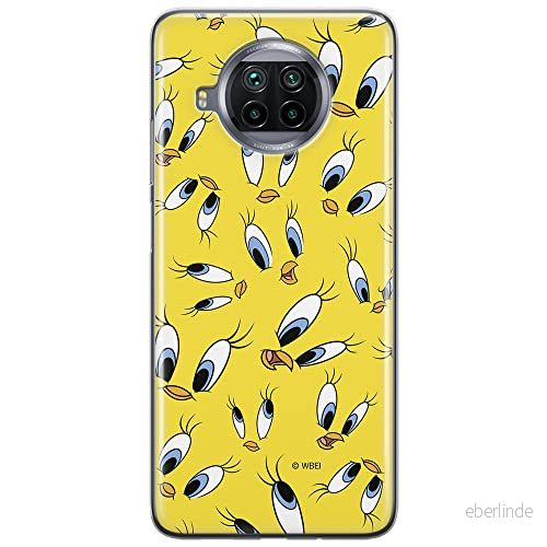 ERT GROUP mobiltelefonfodral för Xiaomi REDMI NOTE 9T originalt och officiellt licensierat Looney Tunes mönster Tweety 006 anpassad till formen på mobiltelefonen, fodral tillverkad av TPU plast 5904805650291