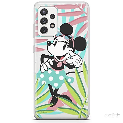 ERT GROUP mobiltelefonfodral för Samsung A73 5G originalt och officiellt licensierat Disney mönster Minnie 040 optimalt anpassad till formen på mobiltelefonen, gedeeltelijk transparant 5904805521072