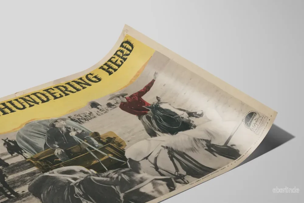 Vintage västernposter The Thundering Herd - Bild 2