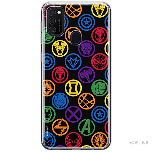 ERT GROUP mobiltelefonfodral för Samsung M21 originalt och officiellt licensierat Marvel mönster Avengers 022 optimalt anpassad till formen på mobiltelefonen, fodral tillverkad av TPU plast 5903537108087