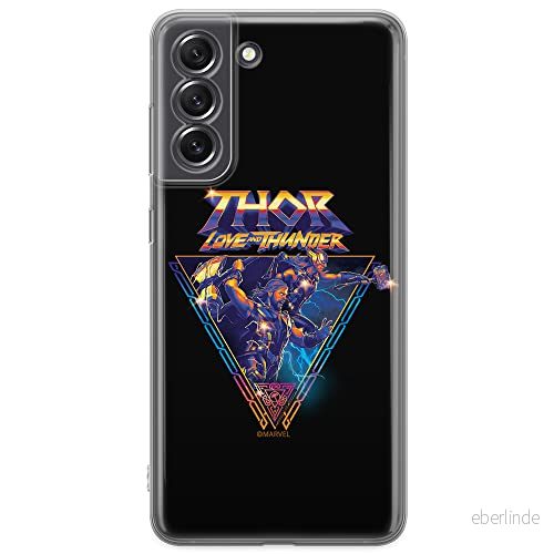 ERT GROUP mobiltelefonfodral för Samsung S21 FE original och officiellt licensierat Marvel mönster Thor 003 optimalt anpassad till mobiltelefonens form, fodral av TPU 5904805159725