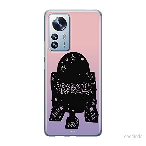 ERT GROUP mobiltelefonfodral för Xiaomi 12 / 12X originalt och officiellt licensierat Star Wars mönster R2D2 005 optimalt anpassad till formen på mobiltelefonen, fodral tillverkad av TPU plast 5905511490379