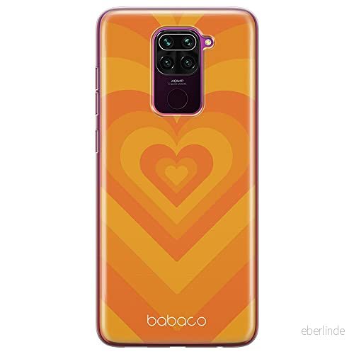 ERT GROUP mobiltelefonfodral för Xiaomi REDMI NOTE 9 originalt och officiellt licensierat Babaco mönster Hearts 007 optimalt anpassad till formen på mobiltelefonen, fodral tillverkad av TPU plast 5904805683718