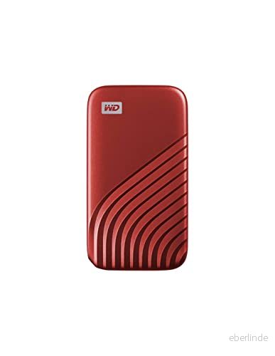 WD 1TB My Passport Portable SSD with NVMe Technology, USB C, Read Speeds of up to 1050MB/s & Write 1000MB/s. Works PC, Xbox, PlayStation Red 619659184025