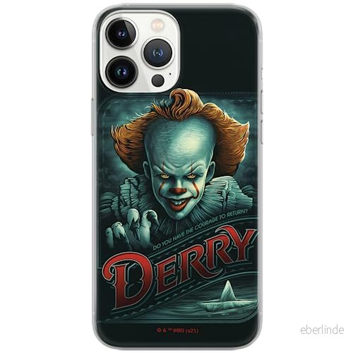 ERT GROUP mobiltelefonfodral för Iphone 13 PRO MAX originalt och officiellt licensierat Horror mönster It 021 optimalt anpassad till formen på mobiltelefonen, fodral tillverkad av TPU plast 5905511002596