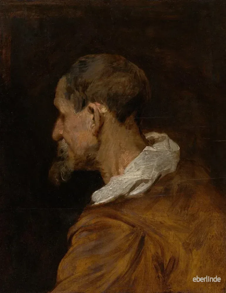 Målning Ansvarig för studien - Antoine van Dyck | Konsttryck - Bild 2