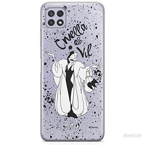 ERT GROUP mobiltelefonfodral för Samsung A22 5G originalt och officiellt licensierat Disney mönster Cruella 001 optimalt anpassad till formen på mobiltelefonen, gedeeltelijk transparant 5903932824407