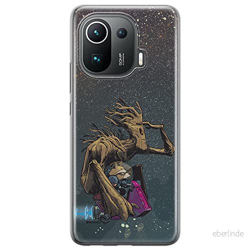 ERT GROUP mobiltelefonfodral för Xiaomi MI 11 PRO originalt och officiellt licensierat Marvel mönster Guardians of the Galaxy 004 anpassad till formen på mobiltelefonen, fodral tillverkad av TPU plast 5903932720334