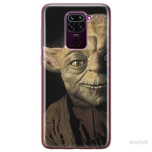ERT GROUP mobiltelefonfodral för Xiaomi REDMI NOTE 9 originalt och officiellt licensierat Star Wars mönster Yoda 004 optimalt anpassad till formen på mobiltelefonen, fodral tillverkad av TPU plast 5903040338001