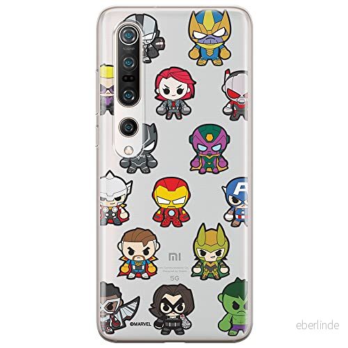 ERT GROUP mobiltelefonfodral för Xiaomi MI 10 / PRO originalt och officiellt licensierat Marvel mönster Avengers 025 optimalt anpassad till formen på mobiltelefonen, gedeeltelijk transparant 5904805194221