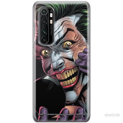 ERT GROUP mobiltelefonfodral för Xiaomi MI NOTE 10 Lite originalt och officiellt licensierat DC mönster Joker 023 optimalt anpassad till formen på mobiltelefonen, fodral tillverkad av TPU plast 5905795057060