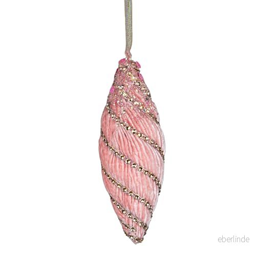 Baby rosa nöt leksak 15 cm hängande julgransdekorationer festliga dekorativa ornament saga tema julgran hänge 5056141066479