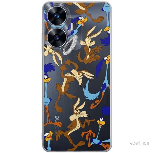 ERT GROUP mobiltelefonfodral för Realme C55 originalt och officiellt licensierat Looney Tunes mönster 021 optimalt anpassad till formen på mobiltelefonen, gedeeltelijk transparant 5905511871574