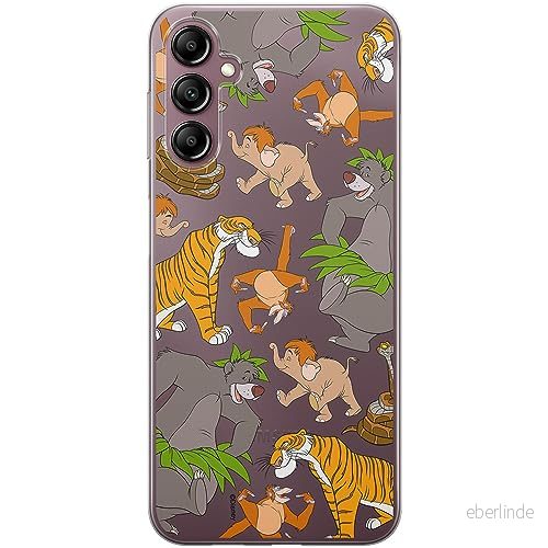 ERT GROUP mobiltelefonfodral för Samsung A14 4G/5G originalt och officiellt licensierat Disney mönster Jungle Book 003 optimalt anpassad till formen på mobiltelefonen, gedeeltelijk transparant 5905511830595
