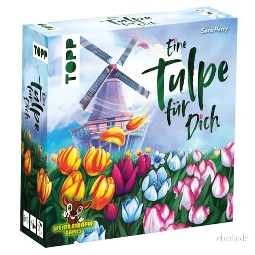 Eine Tulpe für Dich Kartenspiel: Wer Punkte verschenkt, gewinnt! Das clevere Feel Good Kartenspiel Freunde, Familie oder als Geschenk 4007742184995