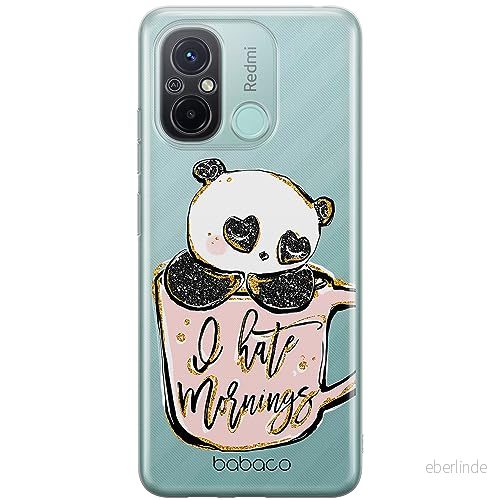 ERT GROUP mobiltelefonfodral för Xiaomi REDMI 12C/ 11A originalt och officiellt licensierat Babaco mönster Panda 005 optimalt anpassad till formen på mobiltelefonen, gedeeltelijk transparant 5905511846992