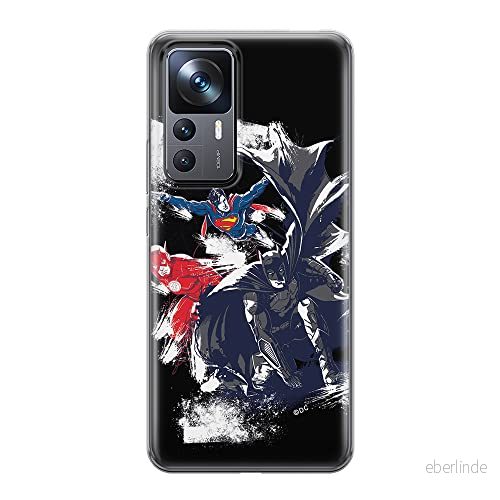 ERT GROUP mobiltelefonfodral för Xiaomi 12T/12T pro/K50 Ultra originalt och officiellt licensierat DC mönster Justice League 002 anpassad till formen på mobiltelefonen, fodral tillverkad av TPU plast 5905511571016