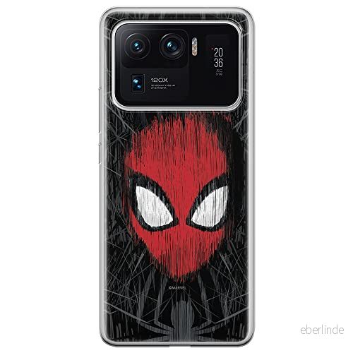 ERT GROUP mobiltelefonfodral för Xiaomi MI 11 ULTRA originalt och officiellt licensierat Marvel mönster Spider Man 002 optimalt anpassad till formen på mobiltelefonen, fodral tillverkad av TPU plast 5903932710243