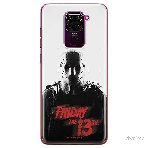 ERT GROUP mobiltelefonfodral för Xiaomi REDMI NOTE 9 originalt och officiellt licensierat Horror mönster Friday the 13th 014 anpassad till formen på mobiltelefonen, fodral tillverkad av TPU plast 5905511113100