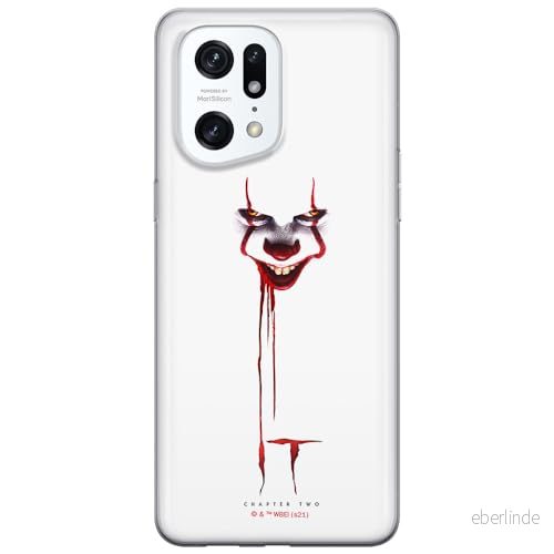 ERT GROUP mobiltelefonfodral för Oppo FIND X5 PRO originalt och officiellt licensierat Horror mönster It 024 optimalt anpassad till formen på mobiltelefonen, fodral tillverkad av TPU plast 5905511417031