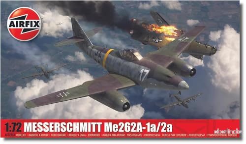 Airfix plastmodell Messerschmitt Me 262A 1a/2a 1/72 5063129001582