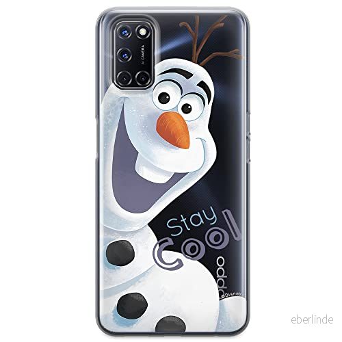 ERT GROUP mobiltelefonfodral för Oppo A92/ A72/ A52 originalt och officiellt licensierat Disney mönster Olaf 001 optimalt anpassad till formen på mobiltelefonen, gedeeltelijk transparant 5903040209165