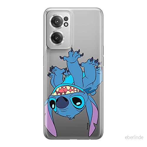 ERT GROUP mobiltelefonfodral för Oneplus NORD CE 2 originalt och officiellt licensierat Disney mönster Stitch 013 optimalt anpassad till formen på mobiltelefonen, gedeeltelijk transparant 5905511293840