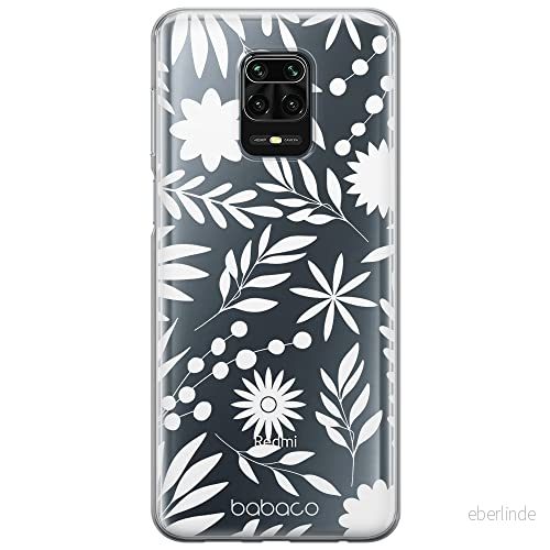 ERT GROUP mobiltelefonfodral för Xiaomi REDMI NOTE 9 PRO/ 9S originalt och officiellt licensierat Babaco mönster Flowers 023 optimalt anpassad till formen på mobiltelefonen, gedeeltelijk transparant 5904805806520
