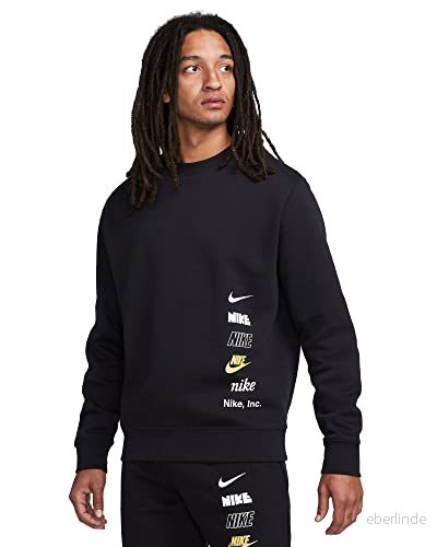 NIKE Club Sweatshirt 010 S Svart 196154952330