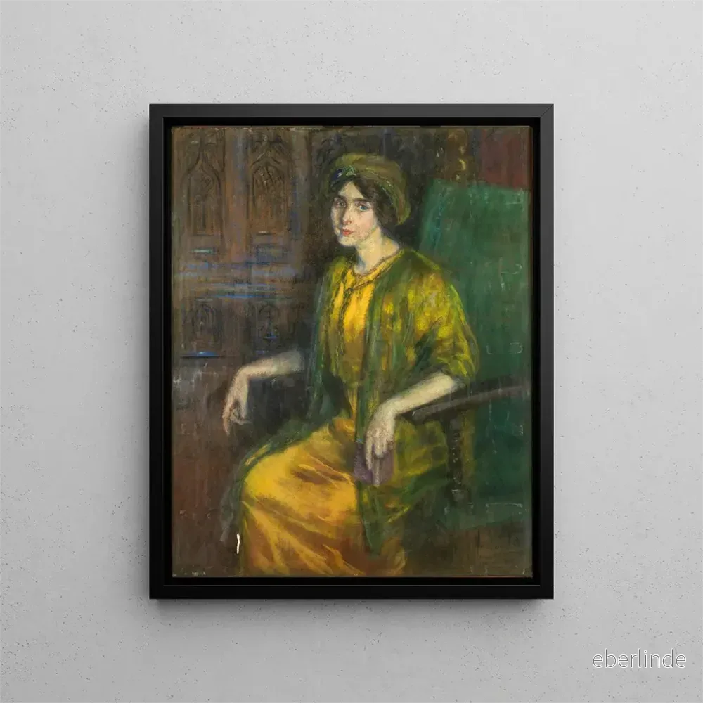 Målning Laura Dreyfus Barney - Alice Pike Barney | Konsttryck
