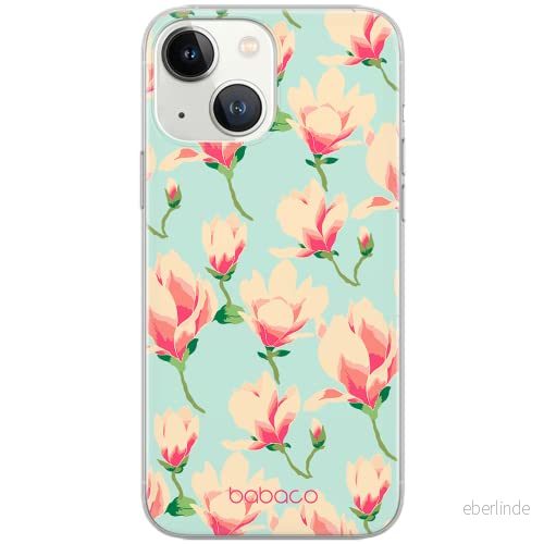 ERT GROUP mobiltelefonfodral för Apple Iphone 13 originalt och officiellt licensierat Babaco mönster Flowers 016 optimalt anpassad till formen på mobiltelefonen, fodral tillverkad av TPU plast 5903932841176