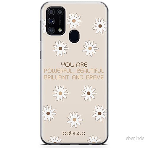 ERT GROUP mobiltelefonfodral för Samsung M31 originalt och officiellt licensierat Babaco mönster Positive vibes 003 optimalt anpassad till formen på mobiltelefonen, fodral tillverkad av TPU plast 5903932970968