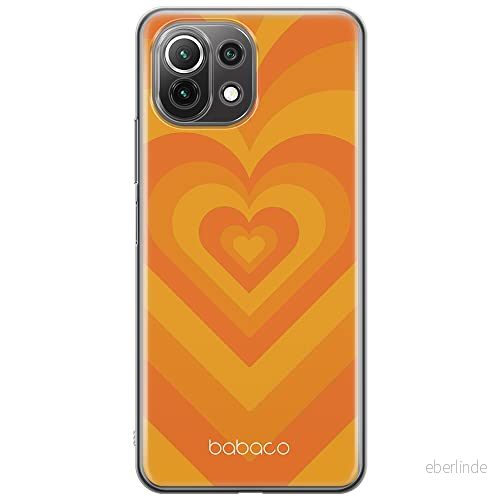 ERT GROUP mobiltelefonfodral för Xiaomi 11 LITE 4G/5G originalt och officiellt licensierat Babaco mönster Hearts 007, fodral tillverkad av TPU plast 5904805676154
