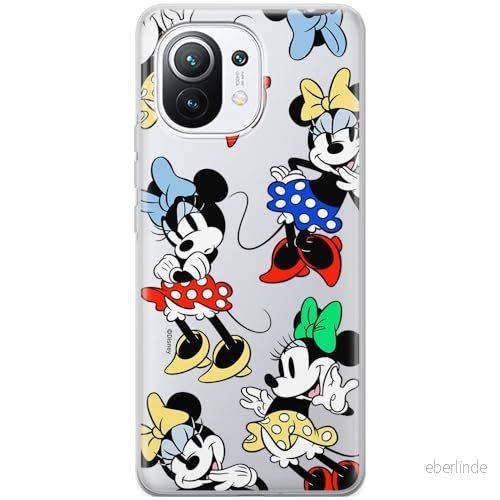 ERT GROUP mobiltelefonfodral för Xiaomi 11 originalt och officiellt licensierat Disney mönster Minnie 076 optimalt anpassad till formen på mobiltelefonen, gedeeltelijk transparant 5905795027476
