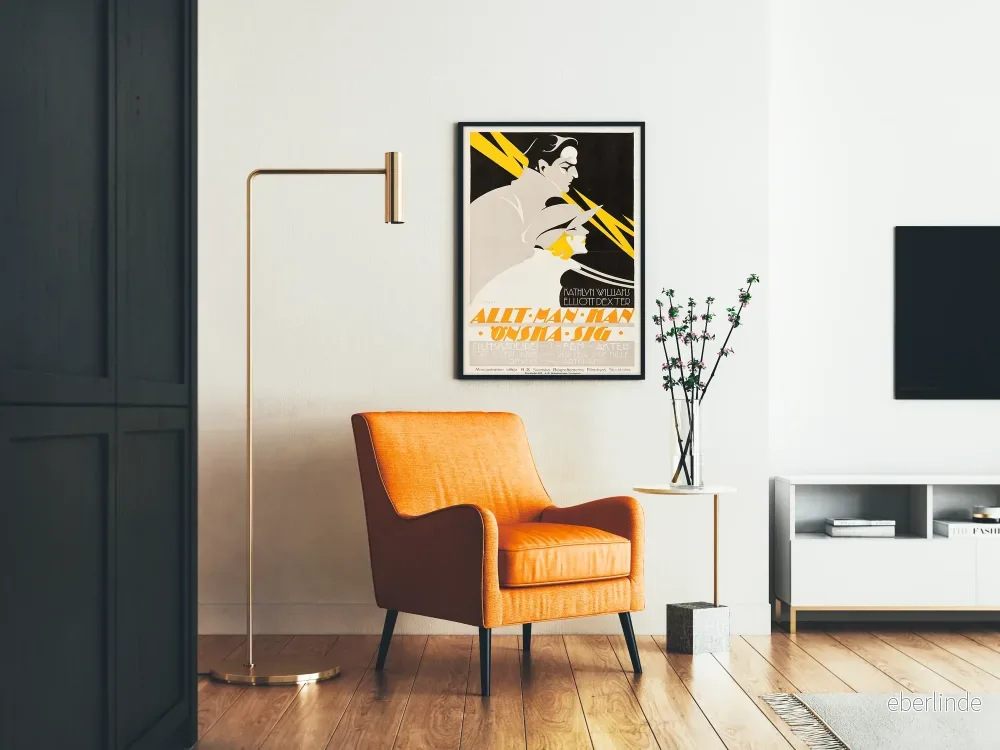 Vintage Art déco poster för biografen - Vi kan inte ha allt - Bild 2