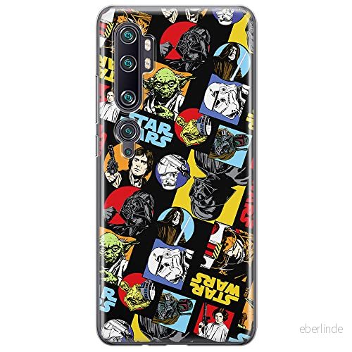 ERT GROUP mobiltelefonfodral för Xiaomi MI NOTE 10 / PRO originalt och officiellt licensierat Star Wars mönster 018 anpassad till formen på mobiltelefonen, fodral tillverkad av TPU plast 5904805581847