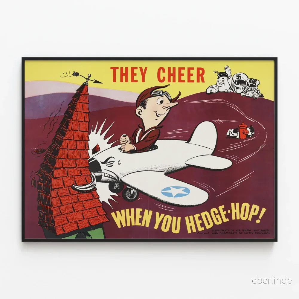 Vintage militär luftfarts humoristisk väggdekorationsposter Vintage militär luftfarts humoristisk väggdekorationsposter