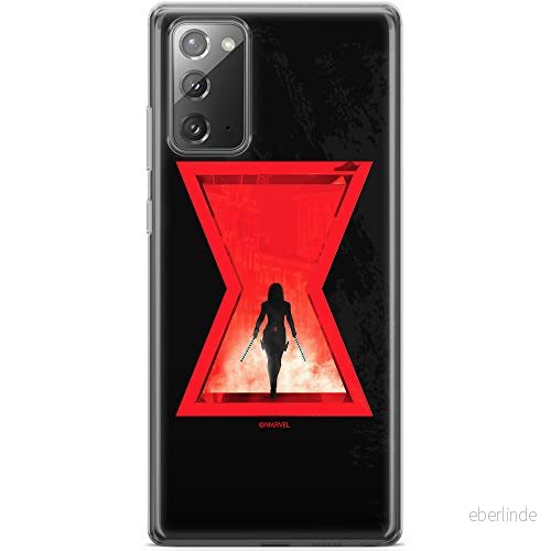ERT GROUP mobiltelefonfodral för Samsung GALAXY NOTE 20 originalt och officiellt licensierat Marvel mönster Black Widow 009 anpassad till formen på mobiltelefonen, fodral tillverkad av TPU plast 5903040450888