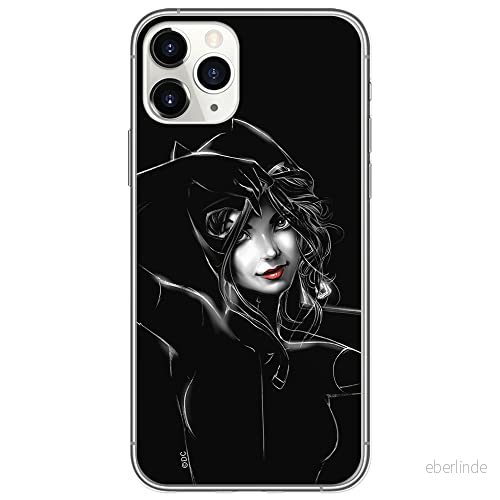ERT GROUP mobiltelefonfodral för Apple Iphone 11 PRO MAX originalt och officiellt licensierat DC mönster Catwoman 002 Vit anpassad till formen på mobiltelefonen, fodral tillverkad av TPU plast 5902980827057