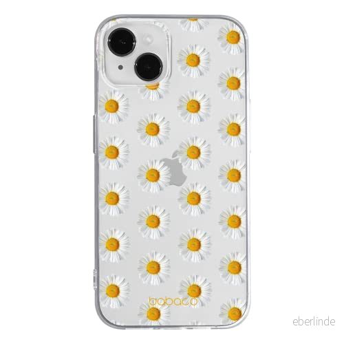 ERT GROUP mobiltelefonfodral för Apple Iphone 14 PLUS originalt och officiellt licensierat Babaco mönster Flowers 009 optimalt anpassad till formen på mobiltelefonen, gedeeltelijk transparant 5905131895387