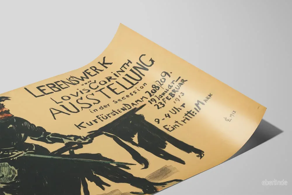 Lovisa Corinths utställningsposter – Vintage väggdekoration - Bild 2