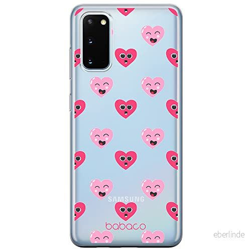 ERT GROUP mobiltelefonfodral för Samsung S20 / S11E originalt och officiellt licensierat Babaco mönster Hearts 006 Vit optimalt anpassad till formen på mobiltelefonen, gedeeltelijk transparant 5904805019418