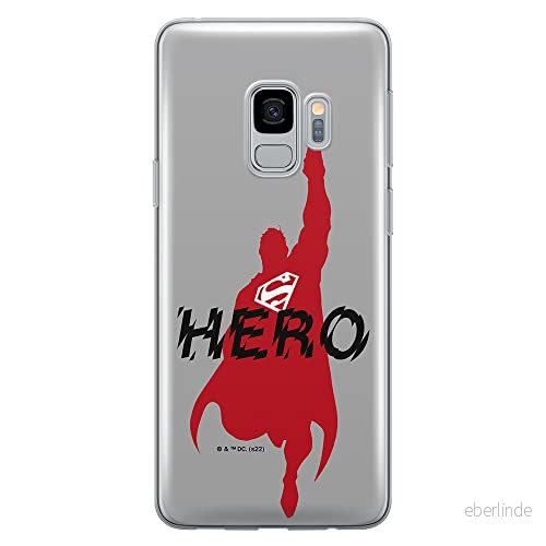 ERT GROUP mobiltelefonfodral för Samsung S9 originalt och officiellt licensierat DC mönster Superman 038 optimalt anpassad till formen på mobiltelefonen, fodral tillverkad av TPU plast 5905131574046