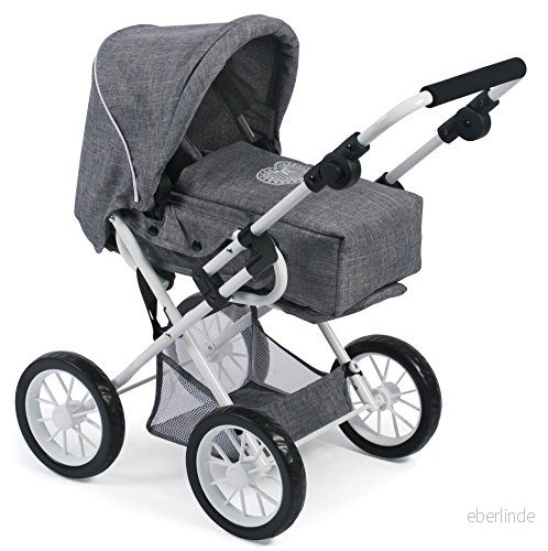 Bayer Chic 2000 560 76 kombidocka Leni, jeans grå, 64 x 37 68 cm 4066285560765