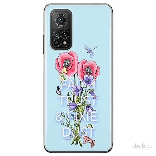 ERT GROUP mobiltelefonfodral för Xiaomi MI 10T 5G / PRO originalt och officiellt licensierat Disney mönster Tinker Bell 003, fodral tillverkad av TPU plast 5904805665769