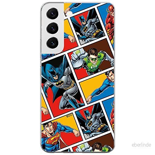 ERT GROUP mobiltelefonfodral för Samsung S22 originalt och officiellt licensierat DC mönster Justice League 001 optimalt anpassad till formen på mobiltelefonen, fodral tillverkad av TPU plast 5904805304408