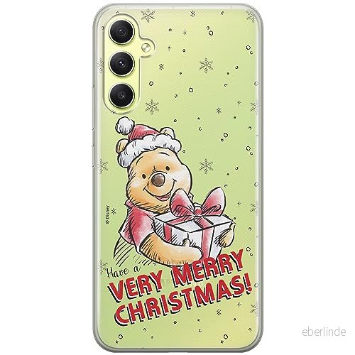 ERT GROUP mobiltelefonfodral för Samsung A34 5G originalt och officiellt licensierat Disney mönster Winnie the Pooh & Friends 024 anpassad till formen på mobiltelefonen, gedeeltelijk transparant 5905511773045