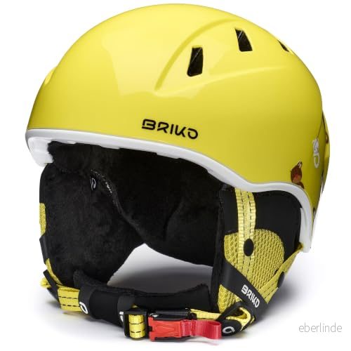 Briko, HELMET Unisex baby, glänsande stjärnskepp, gulvitt, djur, SM 8058155493729